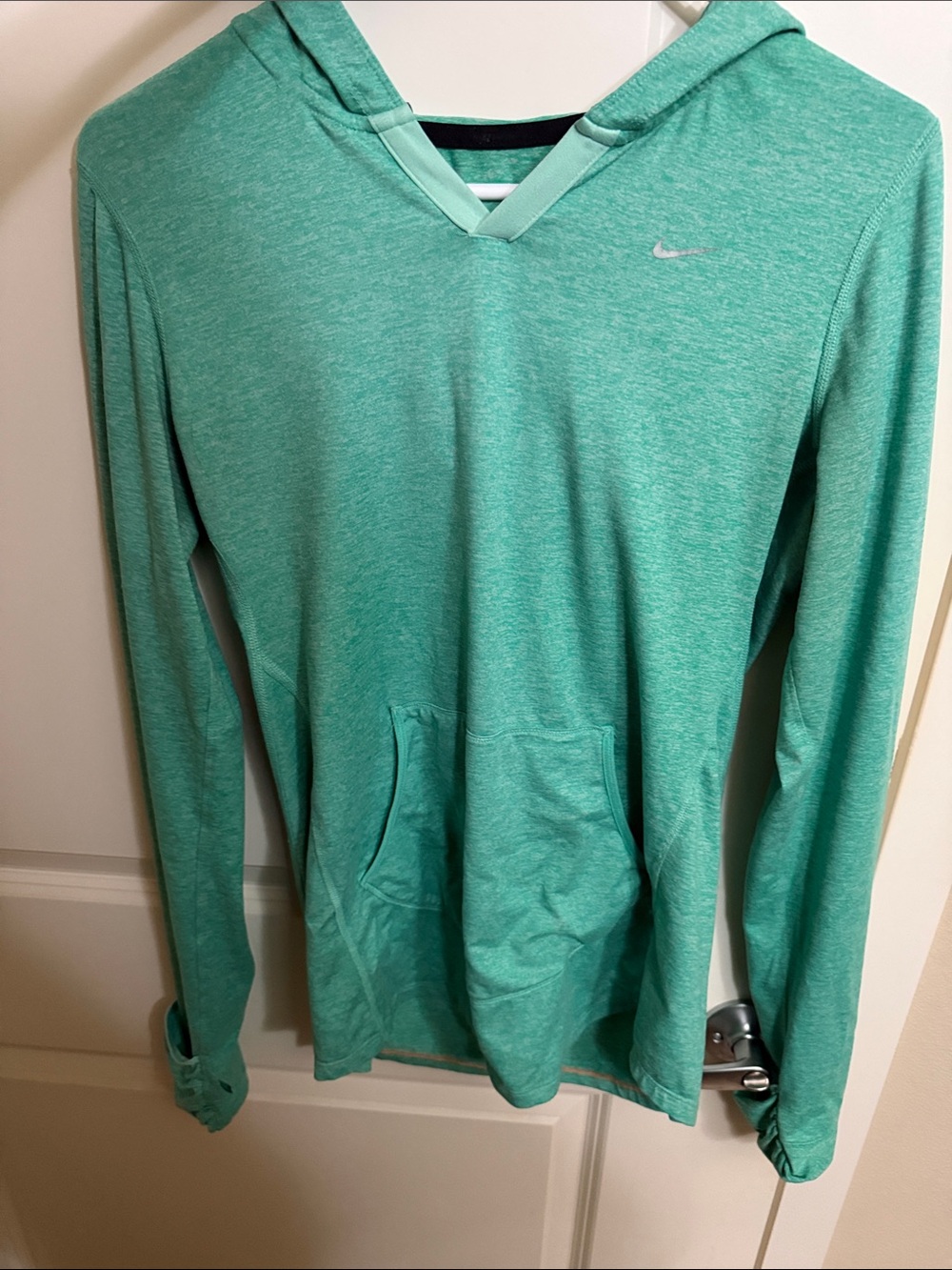 Nike Mint Green Heather Hooded Pullover